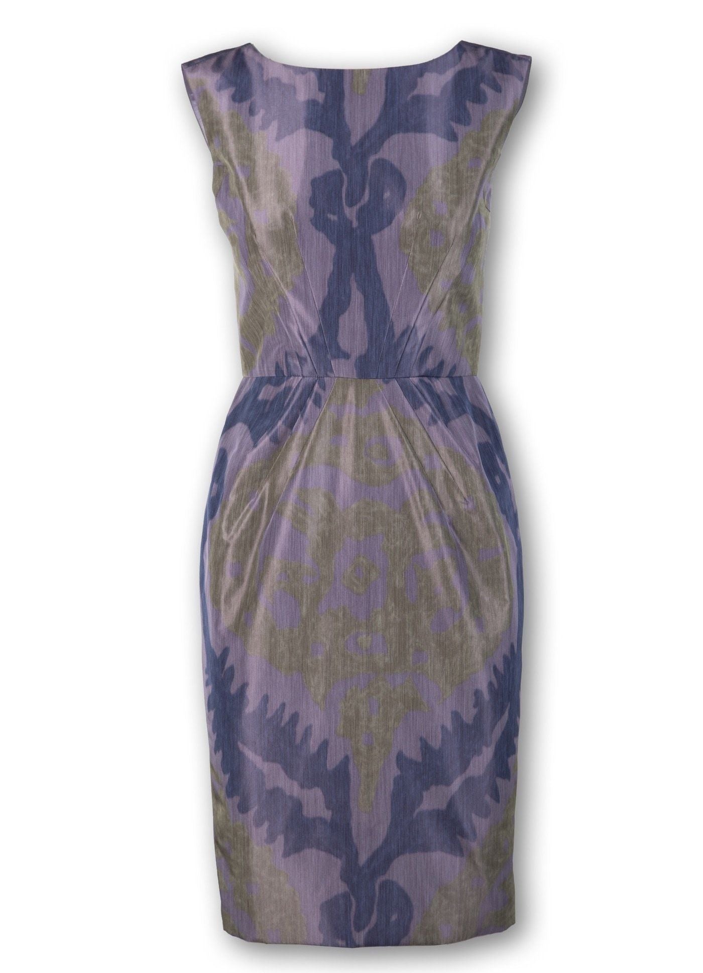 Purple, Lavender, and Olive Imported Silk Taffeta Chemise - Darby Scott