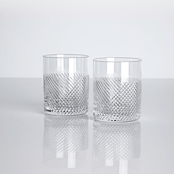 Pair of Double Old Fashioned Glasses