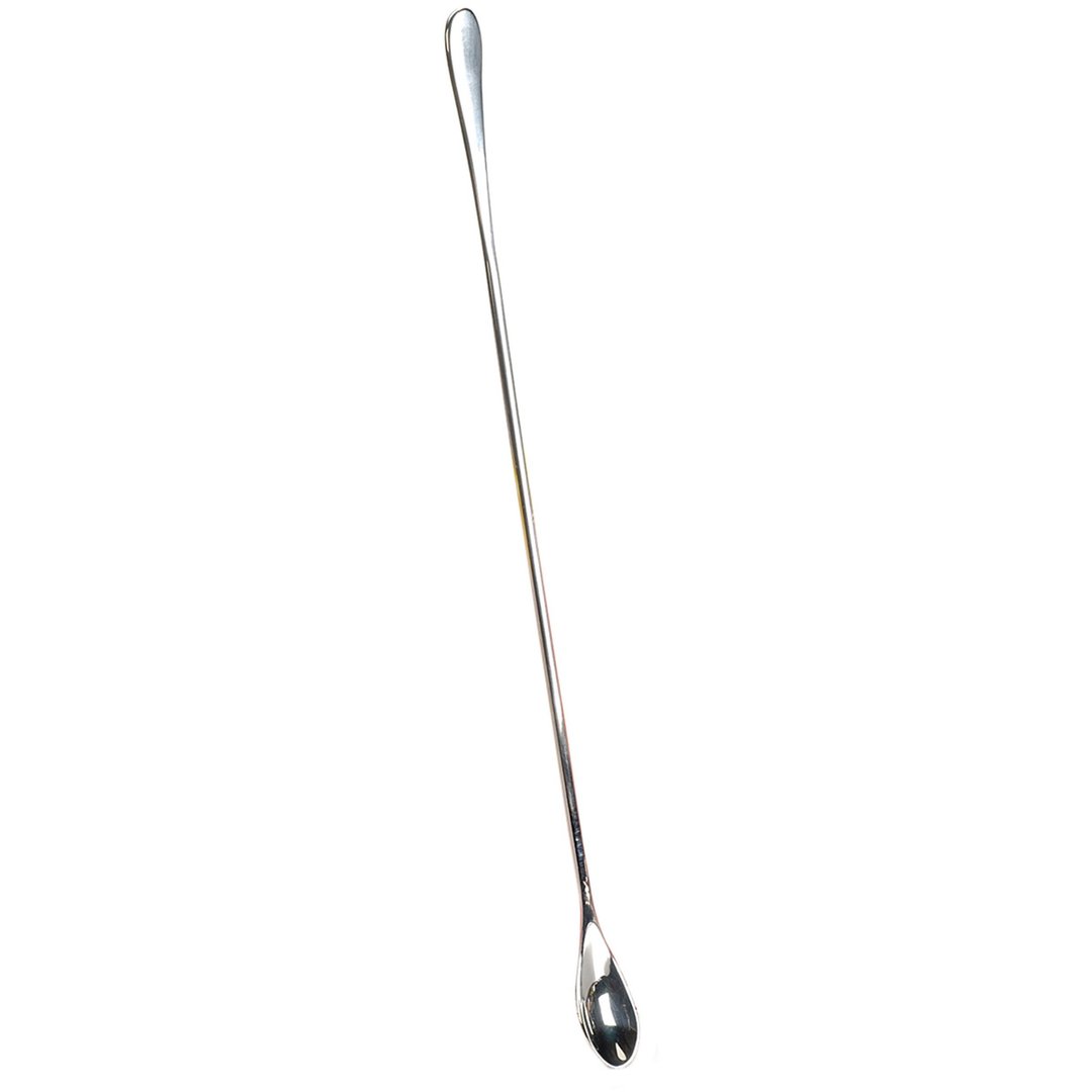 Long handled sleek mixing spoon