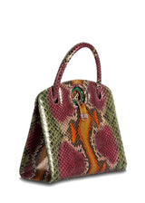 Gusset Side on Annette Multi-Color Tote - Darby Scott