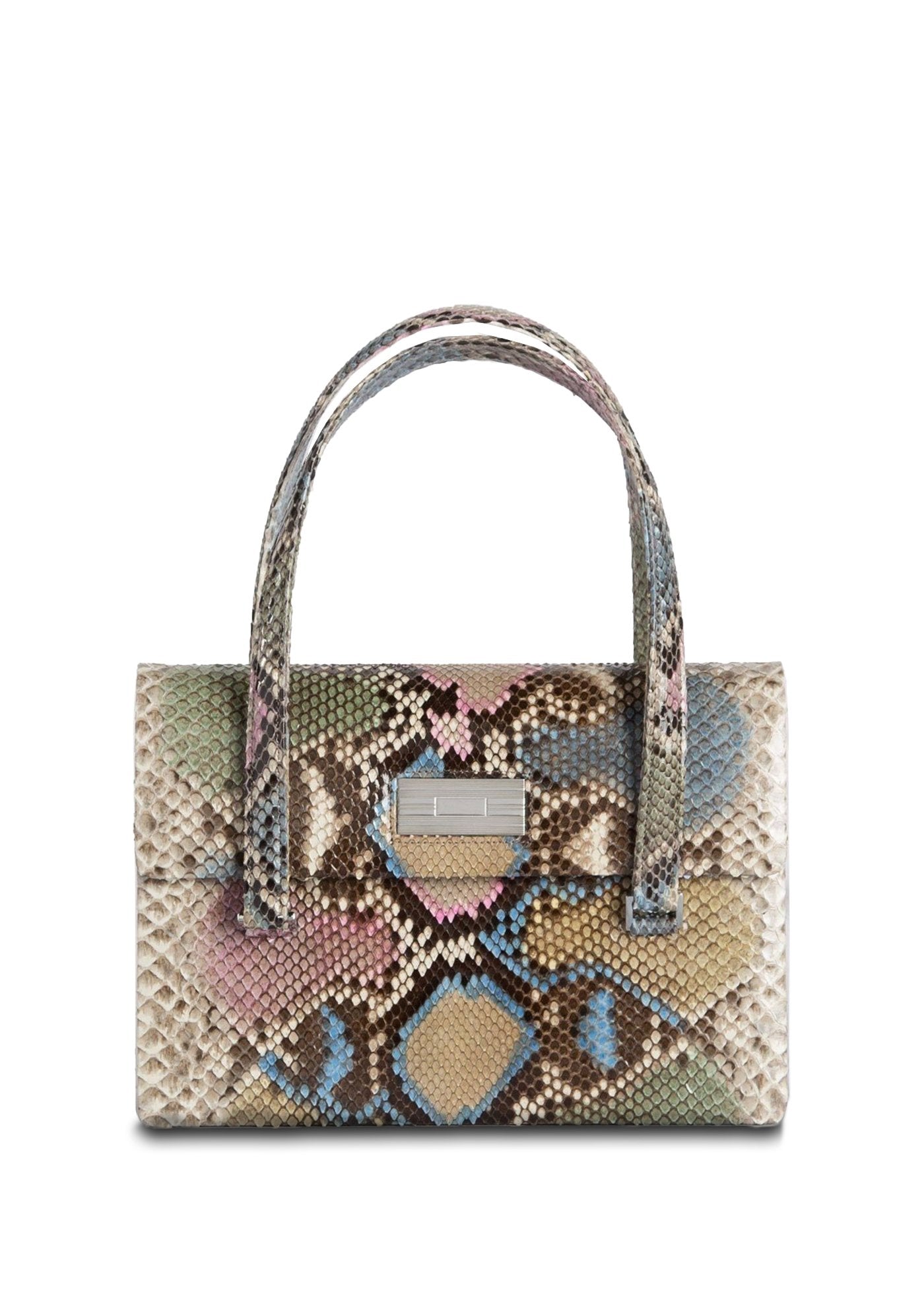 The Emelia Monogram Tote in Pastel Multi-Color - Darby Scott