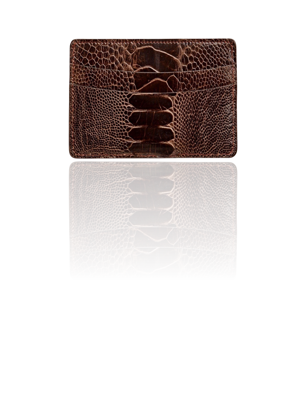 Ostrich-Leg-Credit-Card-Case-Brown-Darby-Scott