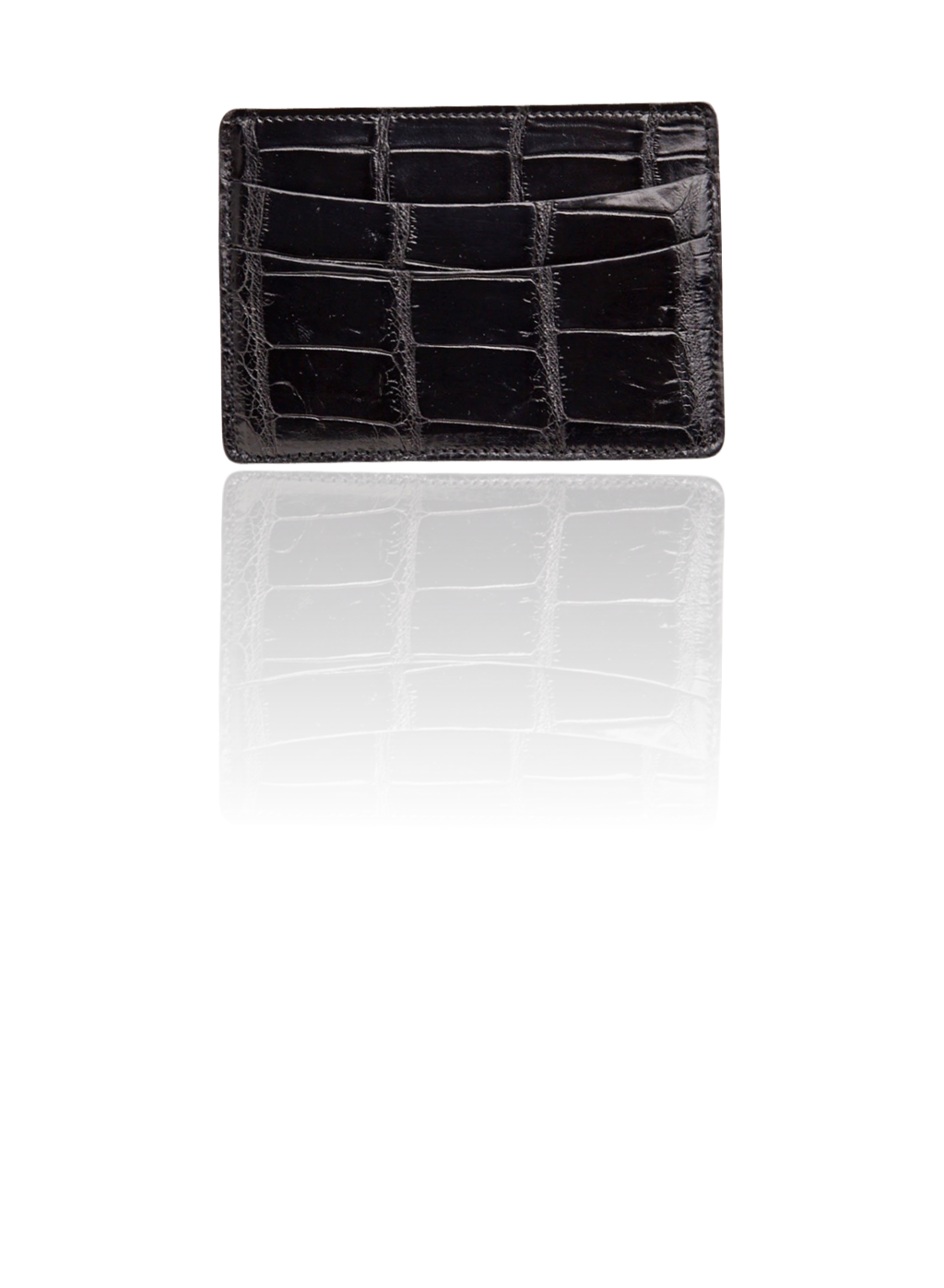 Crocodile-Credit-Card-Case-Black-Darby-Scott