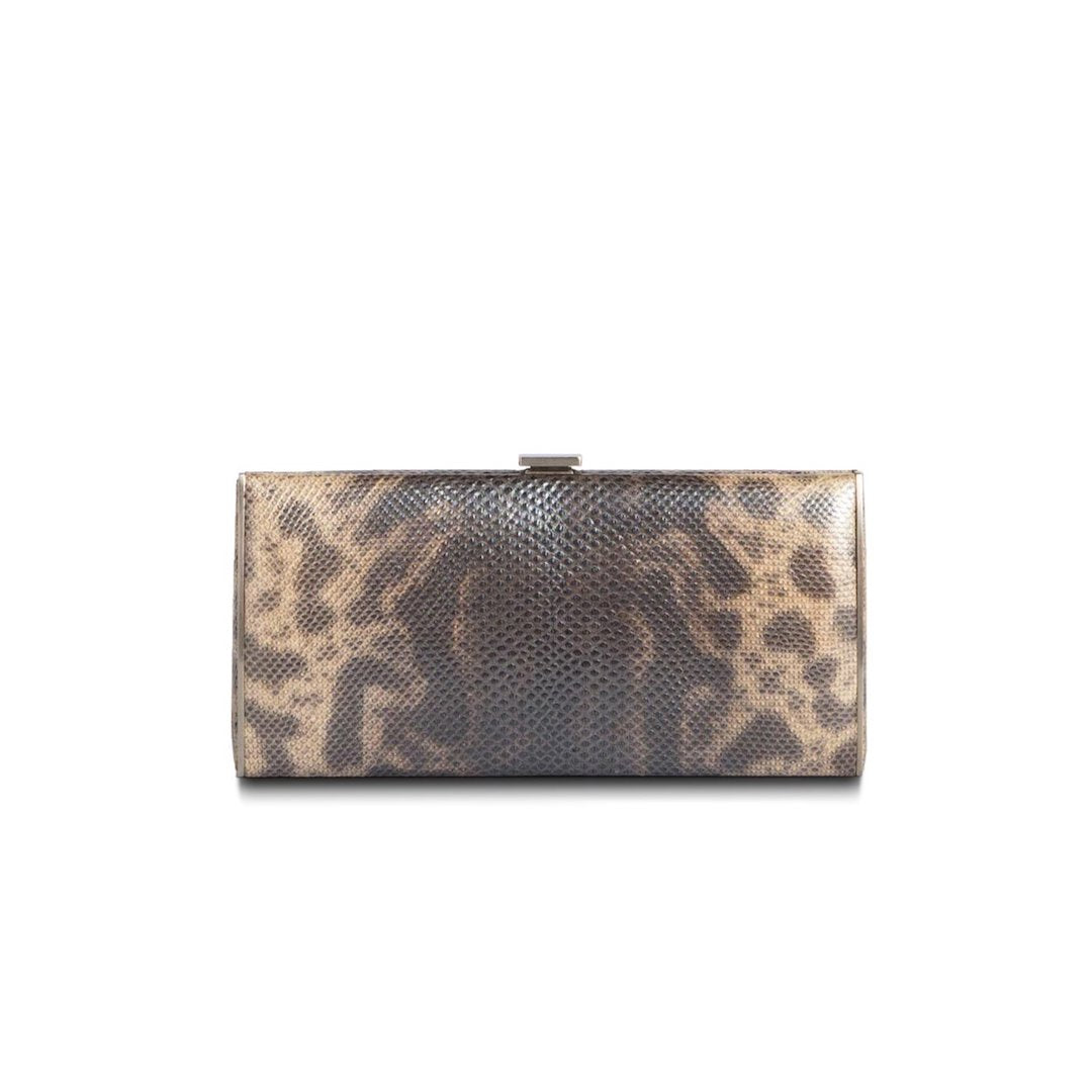 Tan Karung Box Wallet, Front View - Darby Scott