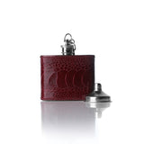 Keychain Flask with Funnel - Wine Color