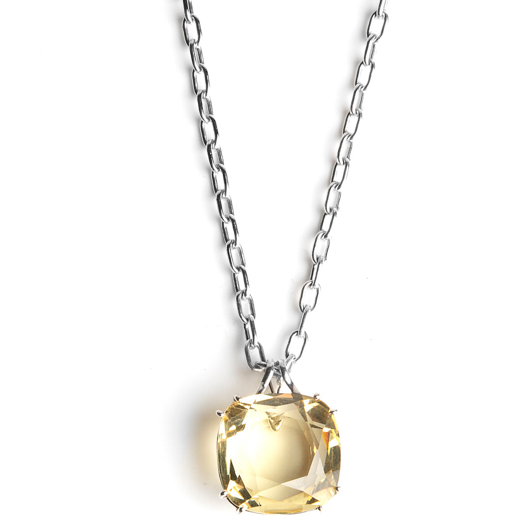 Light Citrine 34 Carat Pendant - Darby Scott