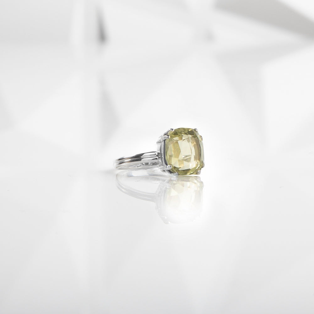 Lemon citrine ring sales