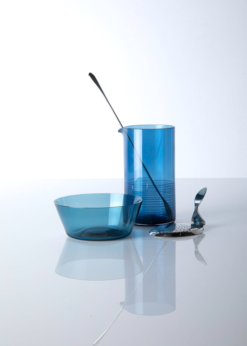 Ocean blue mixing glass/bowl gift set