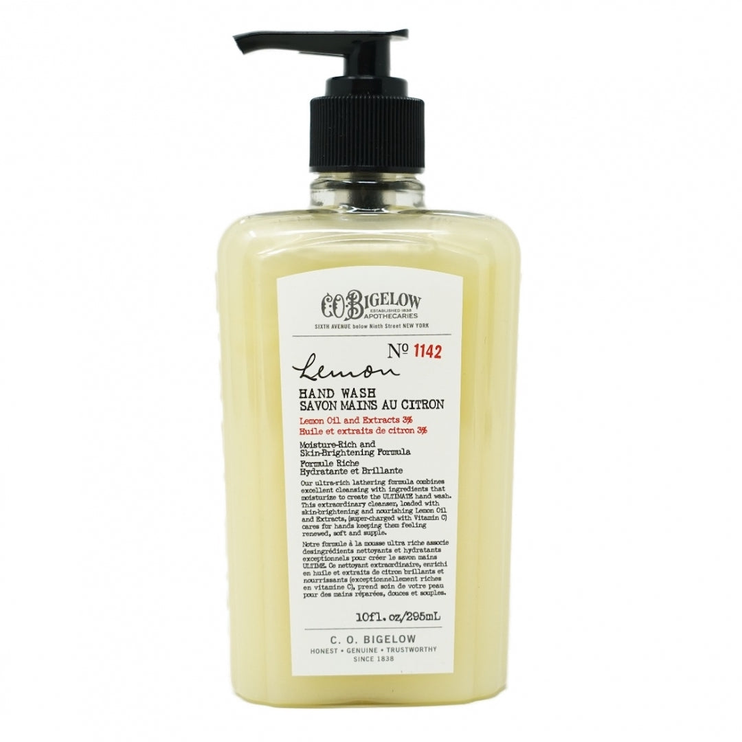 C.O. Bigelows Lemon Hand Wash in pump top bottle