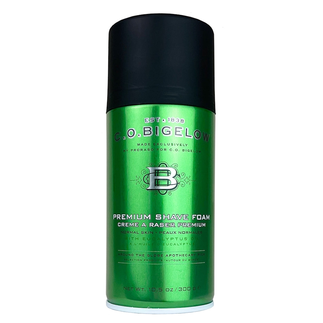 C.O. Bigelow Premium Shave Foam in Can