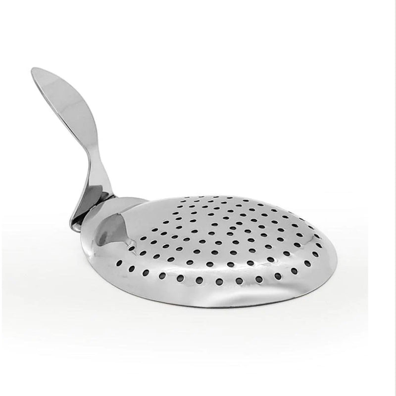 Stainless Steel Drink Strainer with Thumb Hold