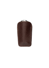Brown Leather Pouch with Stainless Steel Folding Shoe Horn - Darby Scott