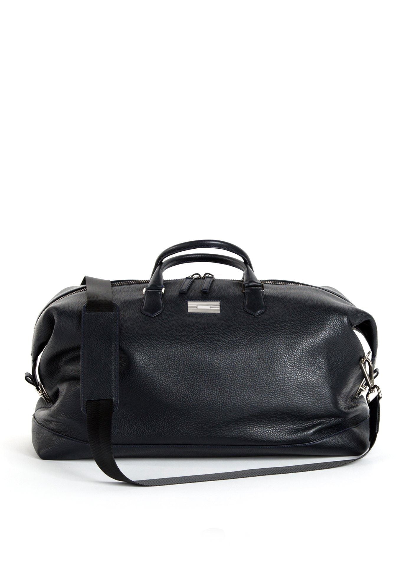 Navy Pebble Leather Aspen Travel Bag - Darby Scott