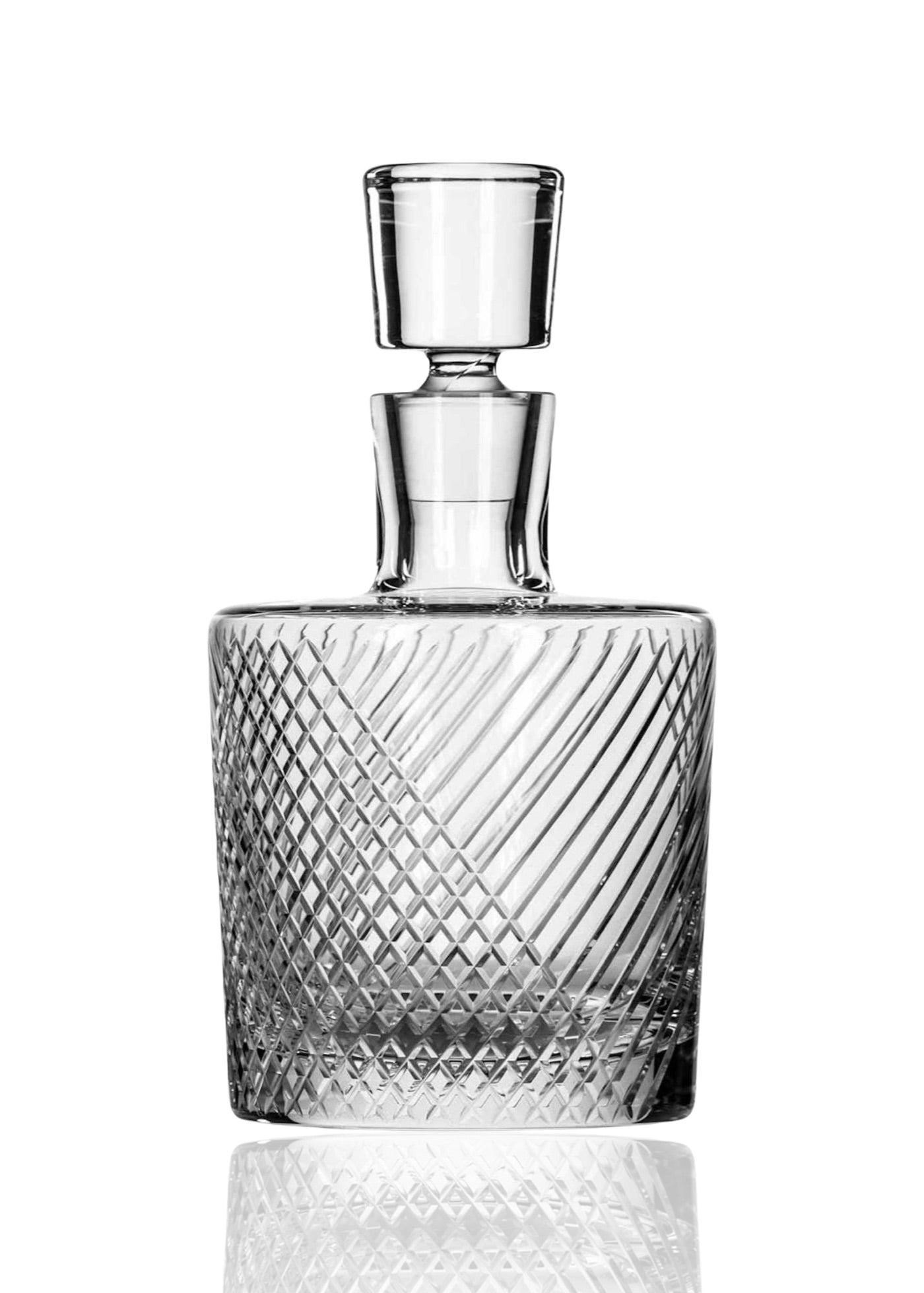 Cut glass decanter